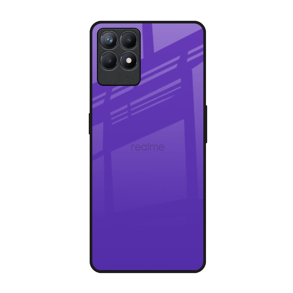 Amethyst Purple Realme Narzo 50 Glass Back Cover Online