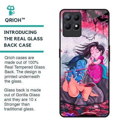 Radha Krishna Art Glass Case for Realme Narzo 50