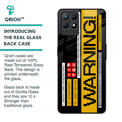 Aircraft Warning Glass Case for Realme Narzo 50