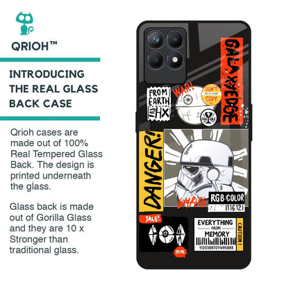 Galaxy Edge Glass Case for Realme Narzo 50