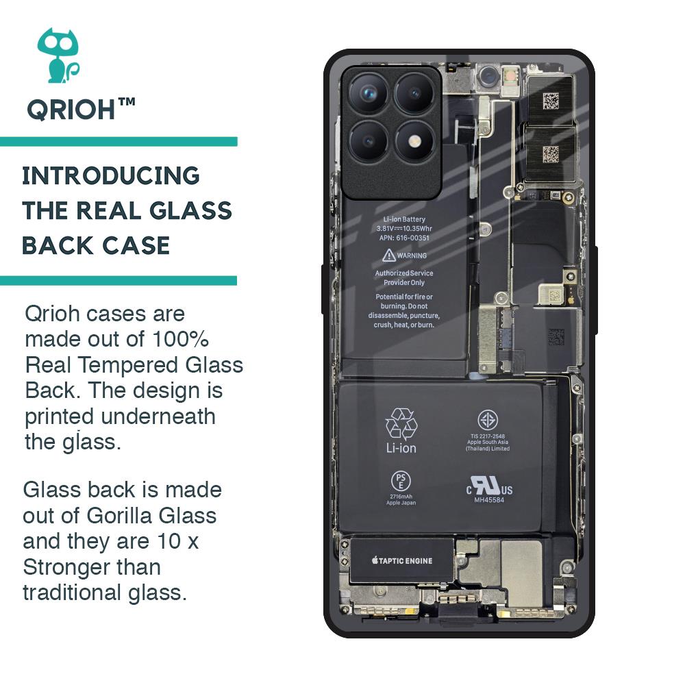 Skeleton Inside Glass Case for Realme Narzo 50