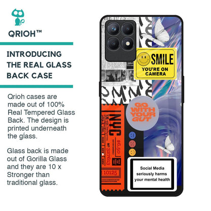 Smile for Camera Glass Case for Realme Narzo 50