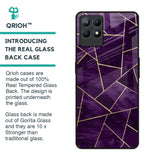 Geometric Purple Glass Case For Realme Narzo 50