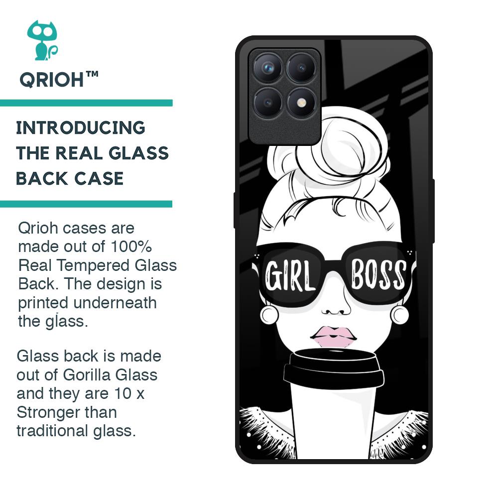 Girl Boss Glass Case For Realme Narzo 50