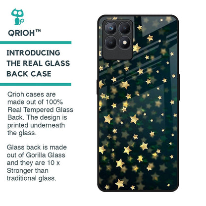 Dazzling Stars Glass Case For Realme Narzo 50