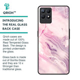 Diamond Pink Gradient Glass Case For Realme Narzo 50