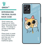 Adorable Cute Kitty Glass Case For Realme Narzo 50