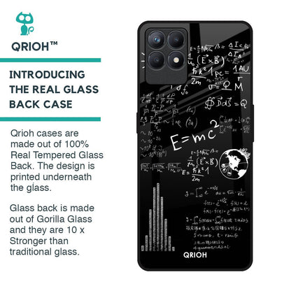 Funny Math Glass Case for Realme Narzo 50