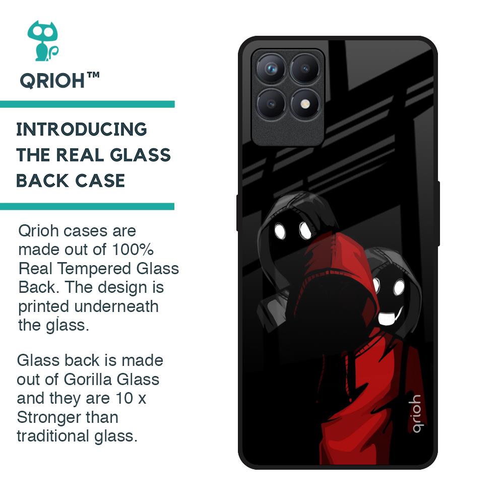 Shadow Character Glass Case for Realme Narzo 50