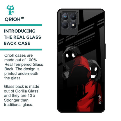Shadow Character Glass Case for Realme Narzo 50