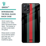 Vertical Stripes Glass Case for Realme Narzo 50