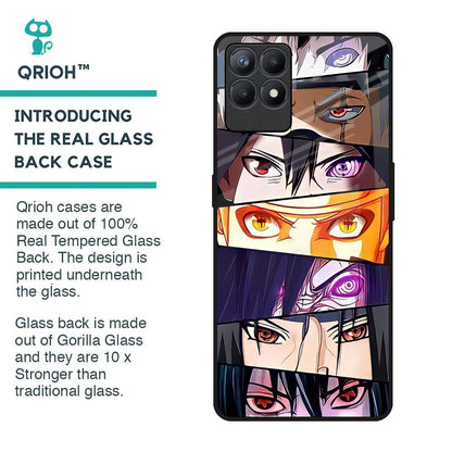 Anime Eyes Glass Case for Realme Narzo 50