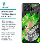 Anime Green Splash Glass Case for Realme Narzo 50