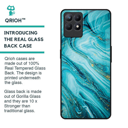 Ocean Marble Glass Case for Realme Narzo 50