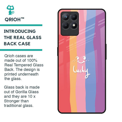 Lucky Abstract Glass Case for Realme Narzo 50