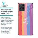Lucky Abstract Glass Case for Realme Narzo 50