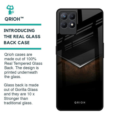 Dark Walnut Glass Case for Realme Narzo 50