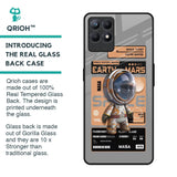 Space Ticket Glass Case for Realme Narzo 50