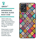 Multicolor Mandala Glass Case for Realme Narzo 50
