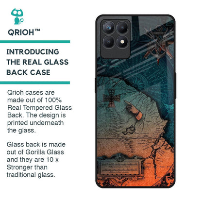 Geographical Map Glass Case for Realme Narzo 50