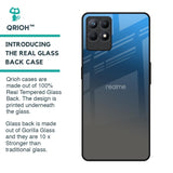 Blue Grey Ombre Glass Case for Realme Narzo 50