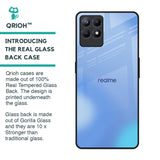 Vibrant Blue Texture Glass Case for Realme Narzo 50