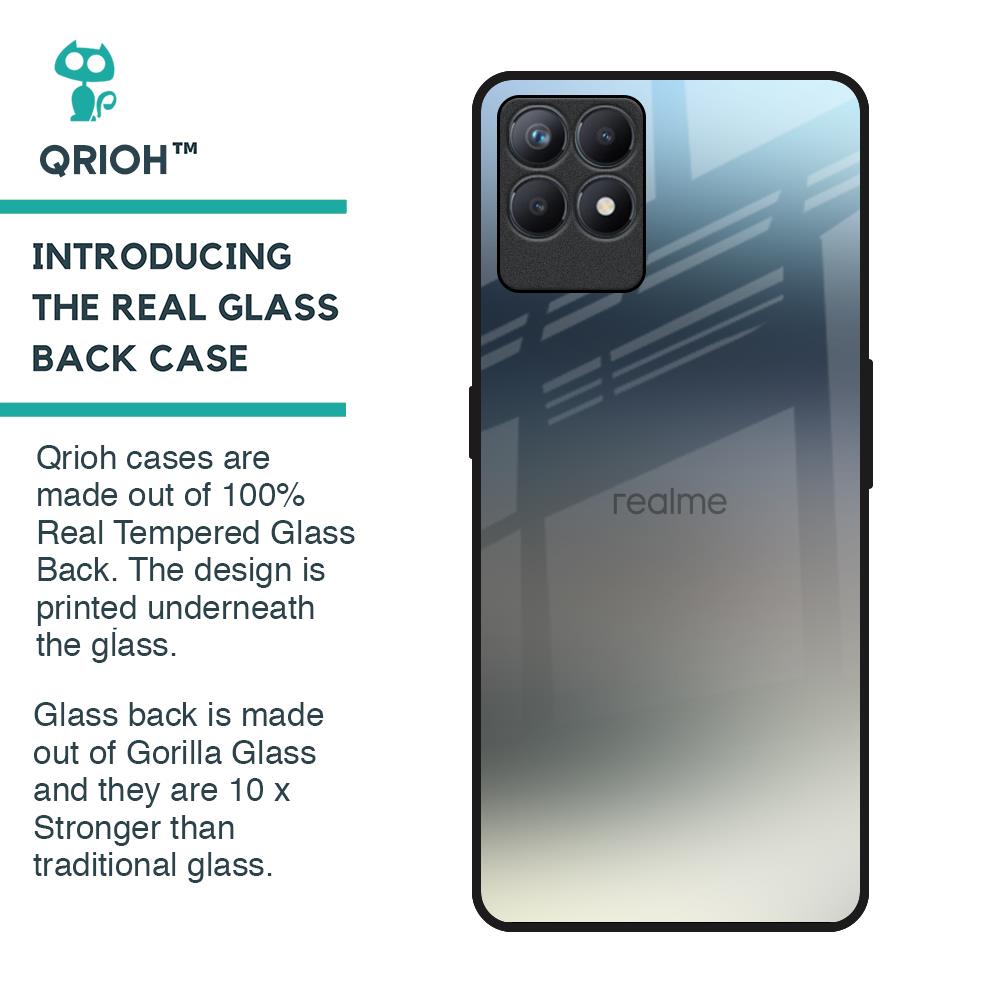 Tricolor Ombre Glass Case for Realme Narzo 50