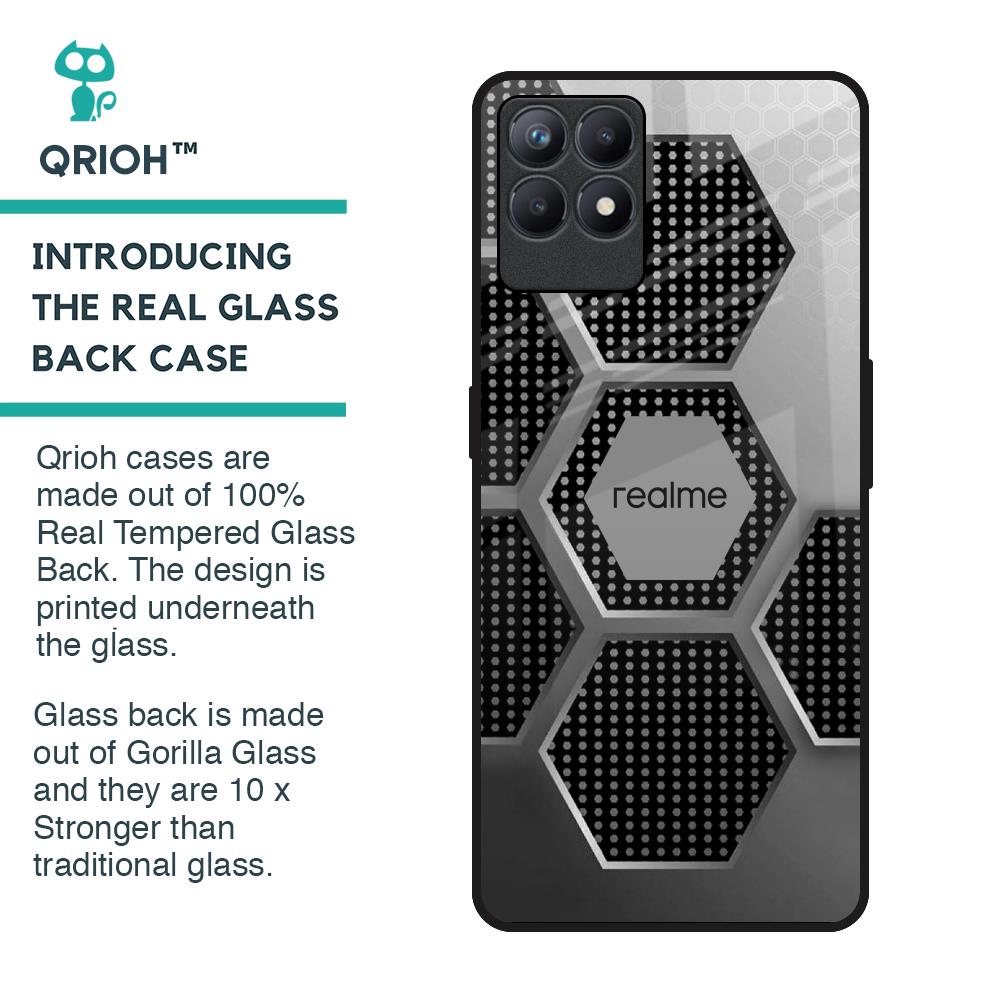 Hexagon Style Glass Case For Realme Narzo 50
