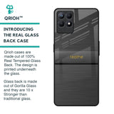 Grey Metallic Glass Case For Realme Narzo 50