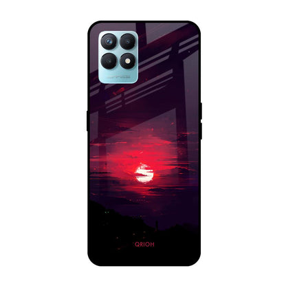 Morning Red Sky Realme Narzo 50 Glass Cases & Covers Online