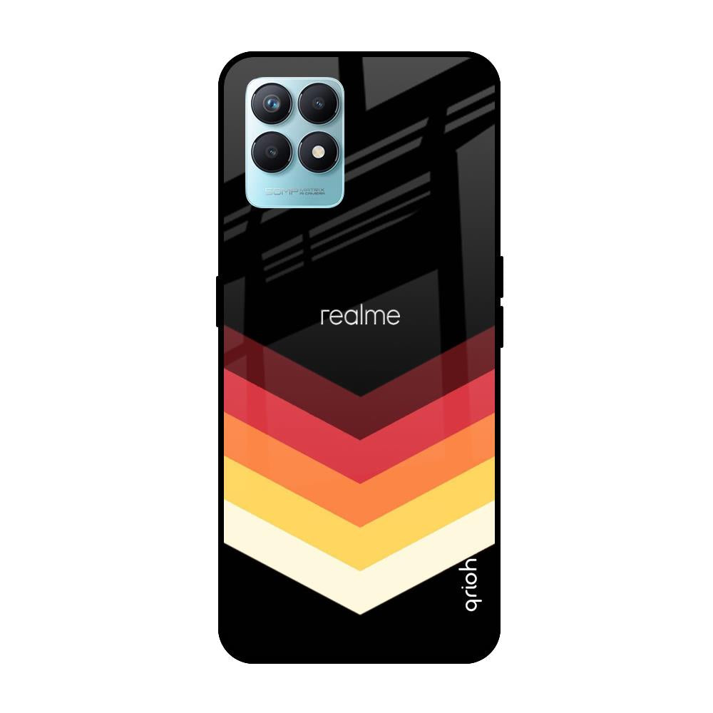 Abstract Arrow Pattern Realme Narzo 50 Glass Cases & Covers Online