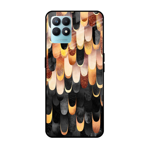 Bronze Abstract Realme Narzo 50 Glass Cases & Covers Online