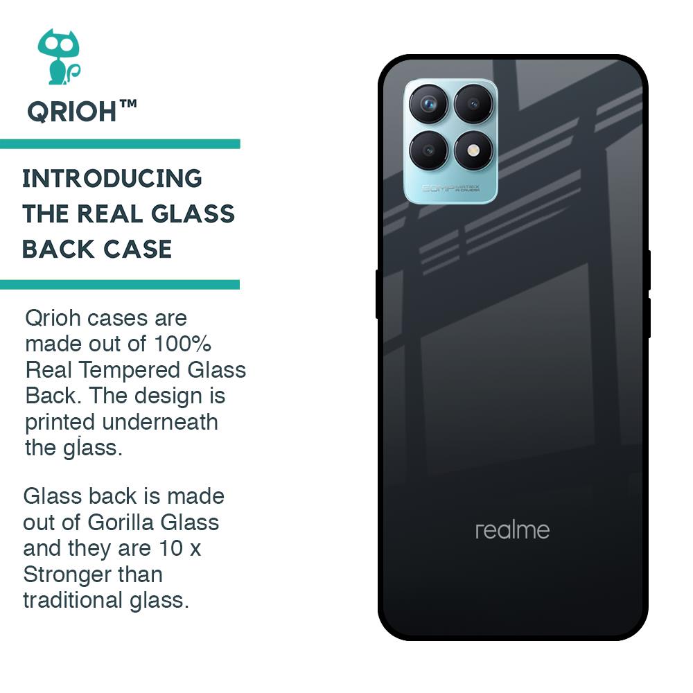 Stone Grey Glass Case For Realme Narzo 50