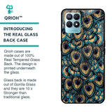 Peacock Feathers Glass case for Realme Narzo 50