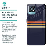 Tricolor Stripes Glass Case For Realme Narzo 50