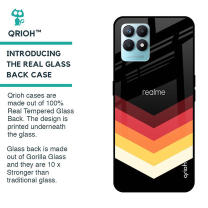 Abstract Arrow Pattern Glass Case For Realme Narzo 50