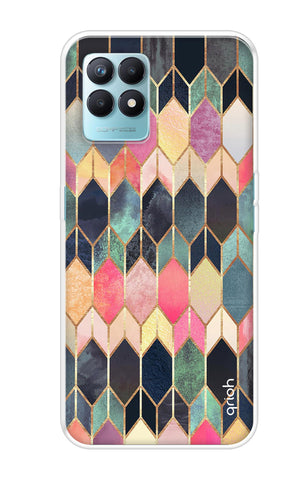 Shimmery Pattern Realme Narzo 50 Back Cover