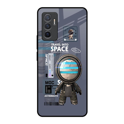 Space Travel Vivo V23e 5G Glass Back Cover Online