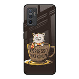 Tea With Kitty Vivo V23e 5G Glass Back Cover Online