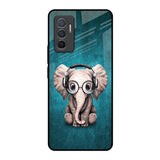 Adorable Baby Elephant Vivo V23e 5G Glass Back Cover Online