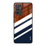 Bold Stripes Vivo V23e 5G Glass Back Cover Online