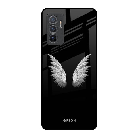 White Angel Wings Vivo V23e 5G Glass Back Cover Online