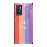 Lucky Abstract Vivo V23e 5G Glass Back Cover Online