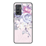 Elegant Floral Vivo V23e 5G Glass Back Cover Online