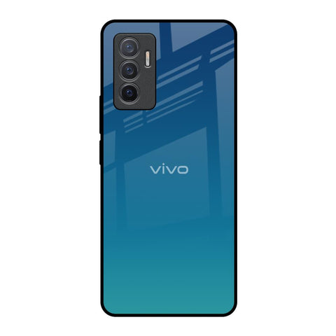 Celestial Blue Vivo V23e 5G Glass Back Cover Online