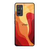 Magma Color Pattern Vivo V23e 5G Glass Back Cover Online