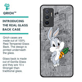 Cute Baby Bunny Glass Case for Vivo V23e 5G