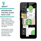 Coffee Latte Glass Case for Vivo V23e 5G