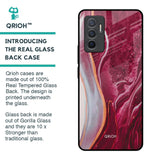 Crimson Ruby Glass Case for Vivo V23e 5G