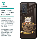 Tea With Kitty Glass Case For Vivo V23e 5G